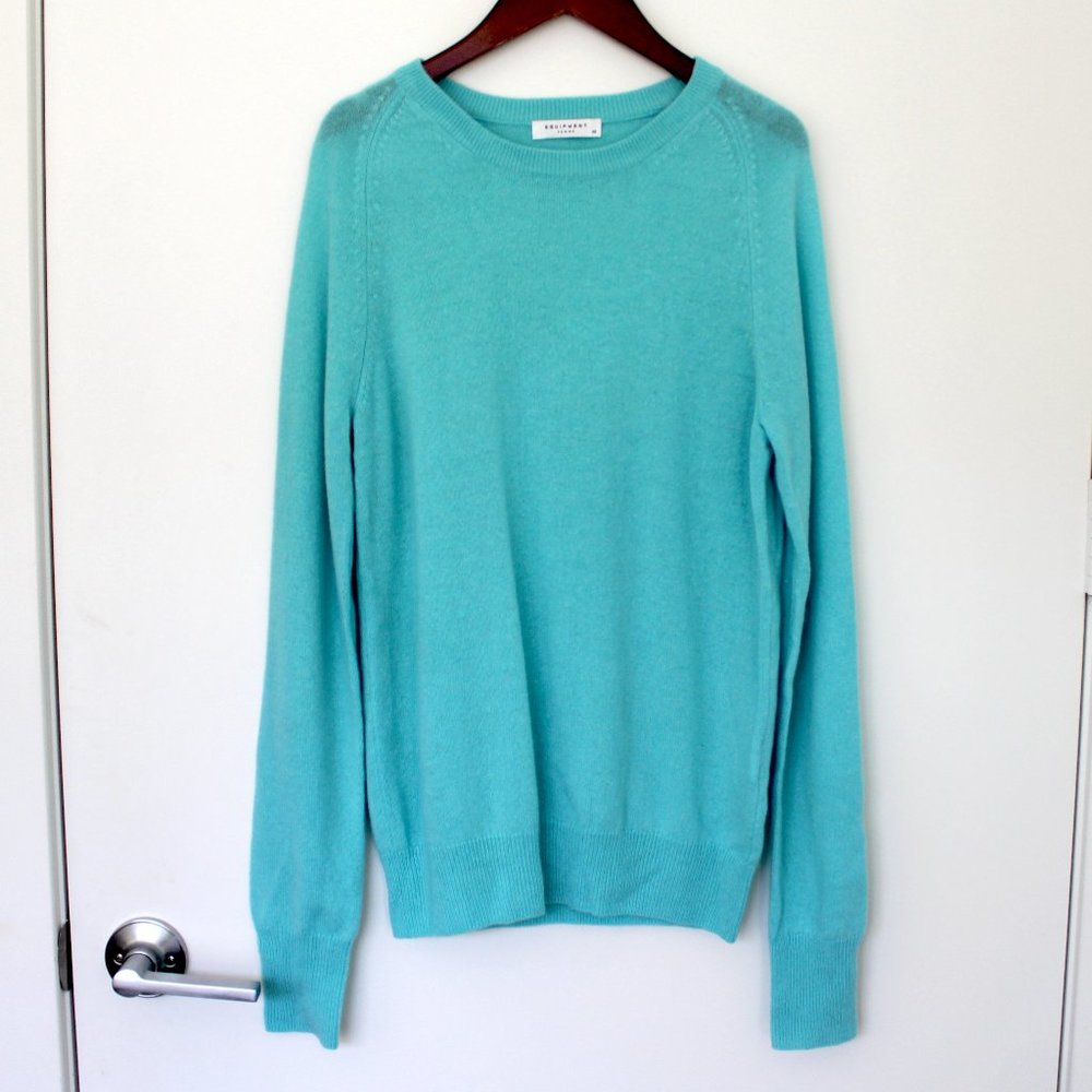 Equipment Femme Cashmere Blue Sweater